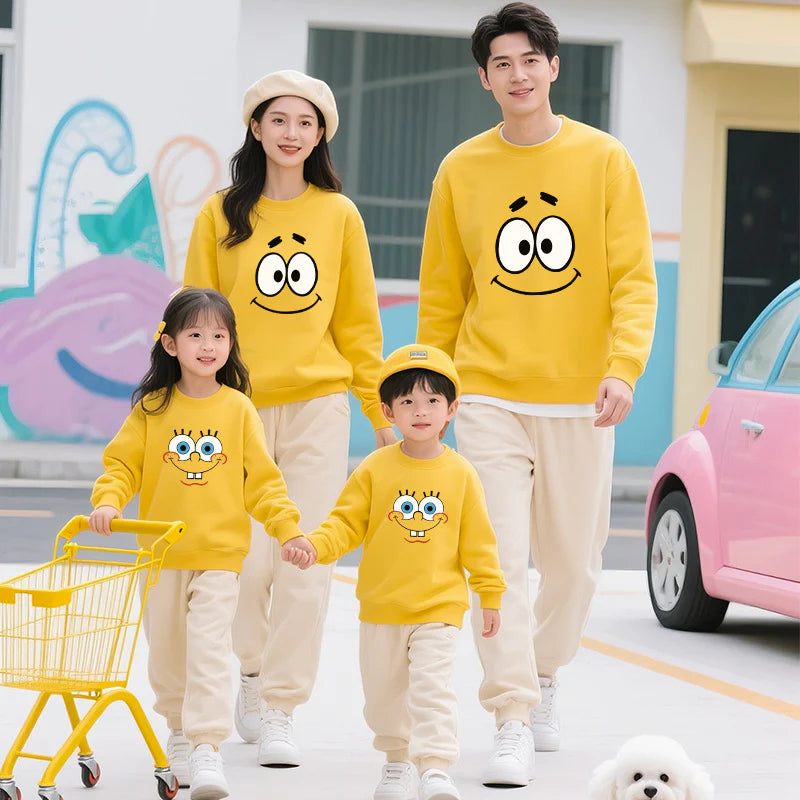Parent-Child Matching Sweatsuits New Fall Winter Styles