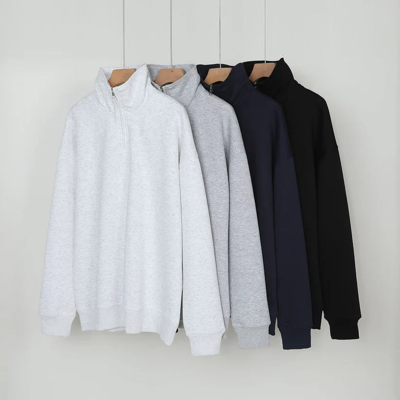 Women's Premium Half-zip Stand-up Collar shirts