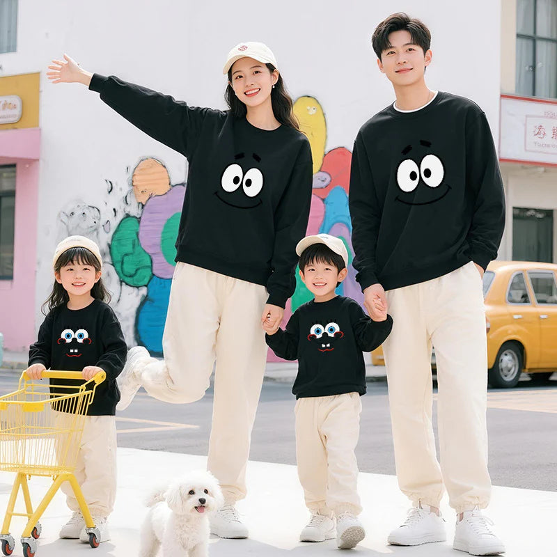Parent-Child Matching Sweatsuits New Fall Winter Styles