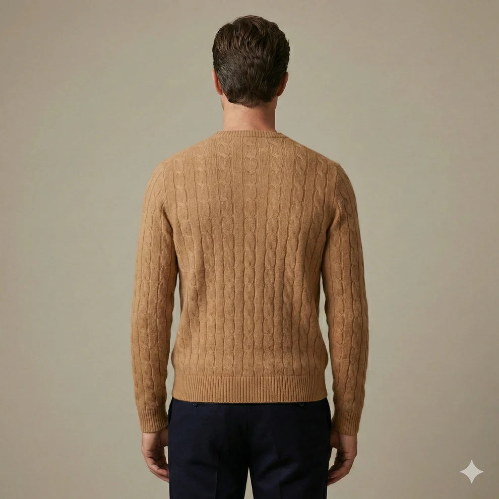 The Heritage Cable-Knit Cashmere Sweater