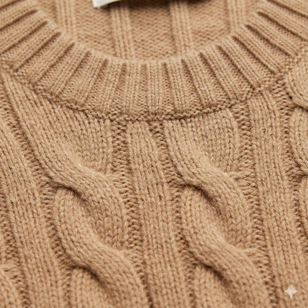 The Heritage Cable-Knit Cashmere Sweater